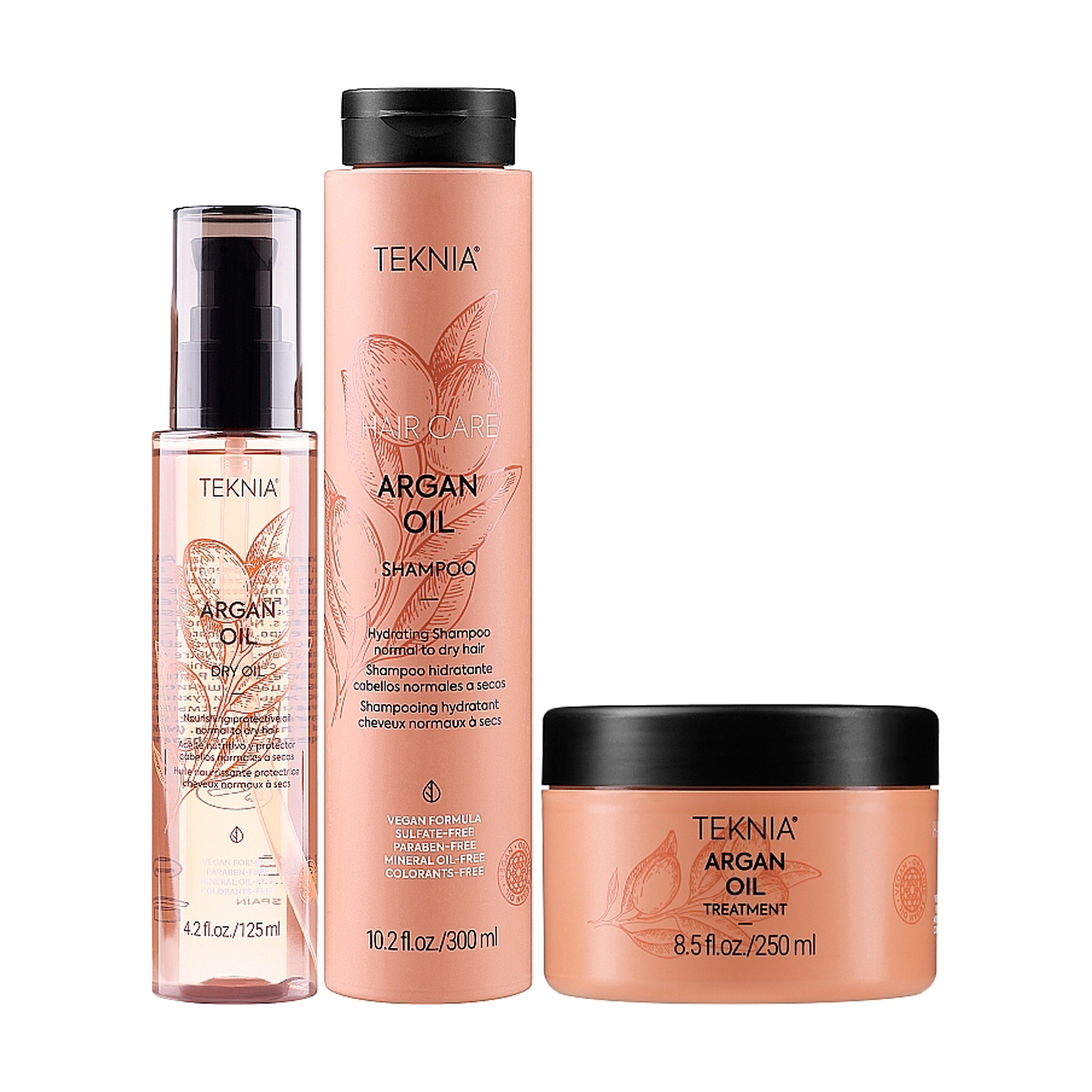 Набір для волосся Lakme Teknia Argan Oil (шампунь 300 мл + олія, 125 мл + маска, 250 мл)
Набір для волосся Lakme Teknia Argan Oil (шампунь 300 мл + олія, 125 мл + маска, 250 мл)