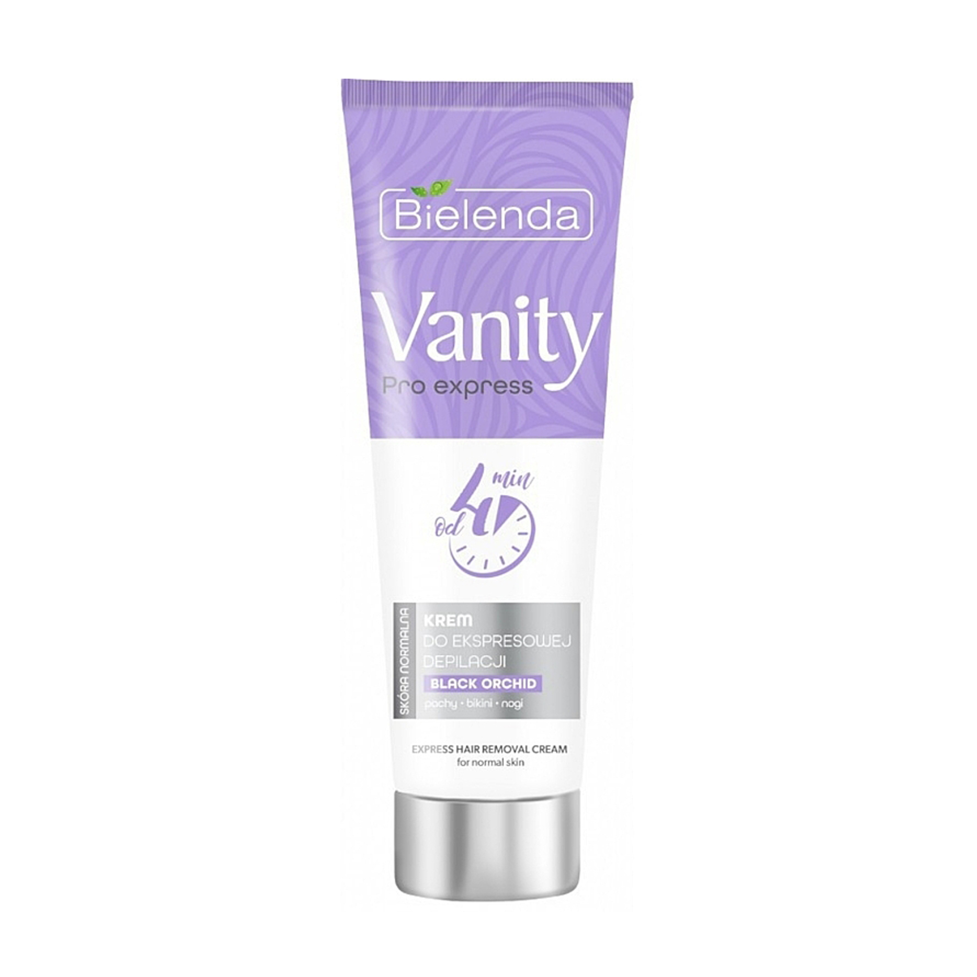 Крем для експрес-депіляції Bielenda Vanity Pro Express Hair Removal Cream Black Orchid з екстрактом чорної орхідеї, 75 мл
Крем для експрес-депіляції Bielenda Vanity Pro Express Hair Removal Cream Black Orchid з екстрактом чорної орхідеї, 75 мл
