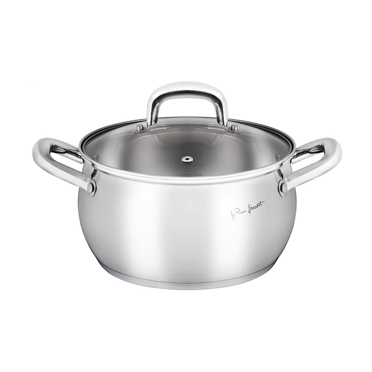 Каструля Lamart Shape зі скляною кришкою, діаметр 20 см, 3.6 л (LT1160)
Каструля Lamart Shape зі скляною кришкою, діаметр 20 см, 3.6 л (LT1160)