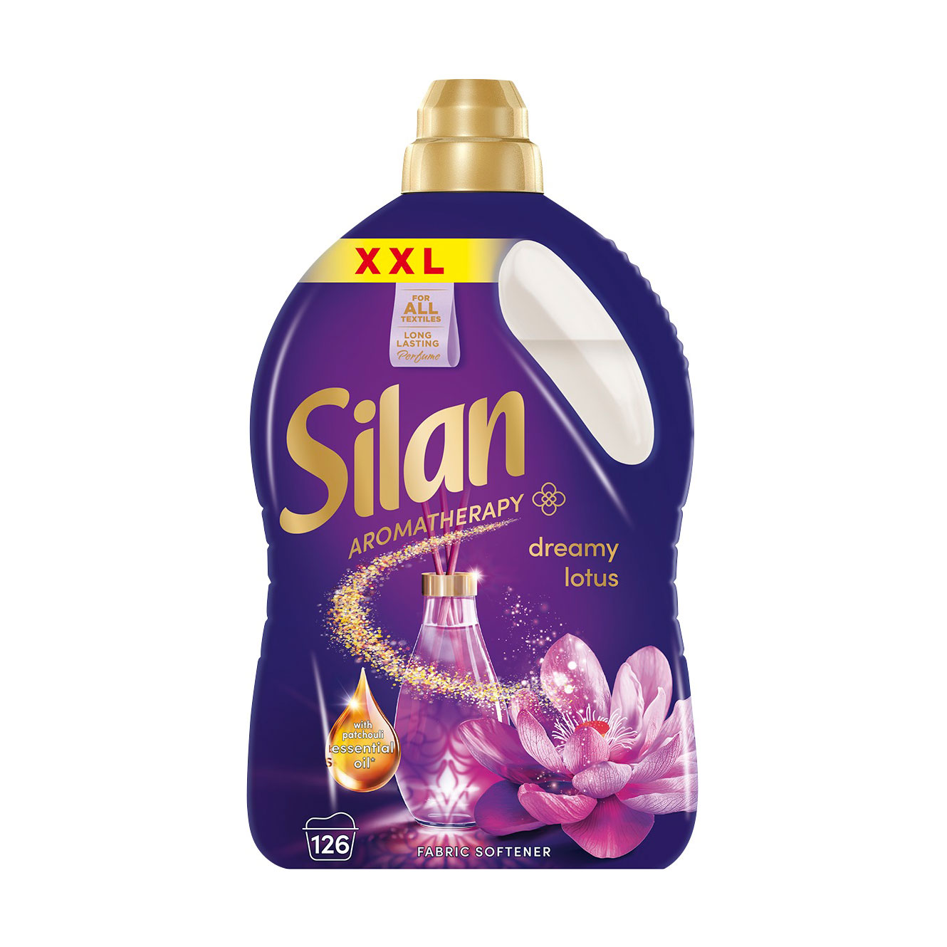 Ополіскувач-кондиціонер для білизни Silan Aromatherapy Dreamy Lotus, 126 циклів прання, 2.772 л
Ополіскувач-кондиціонер для білизни Silan Aromatherapy Dreamy Lotus, 126 циклів прання, 2.772 л