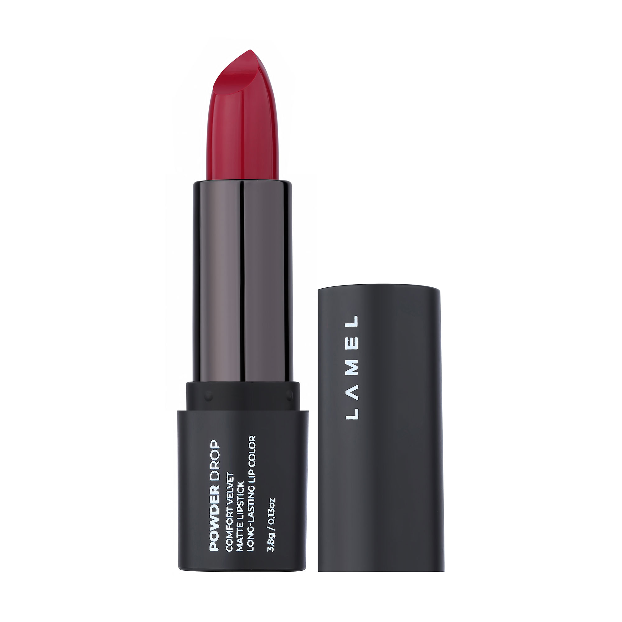 Матова помада для губ LAMEL Make Up Powder Drop Matte Lipstick 403, 3.8 г
Матова помада для губ LAMEL Make Up Powder Drop Matte Lipstick 403, 3.8 г
