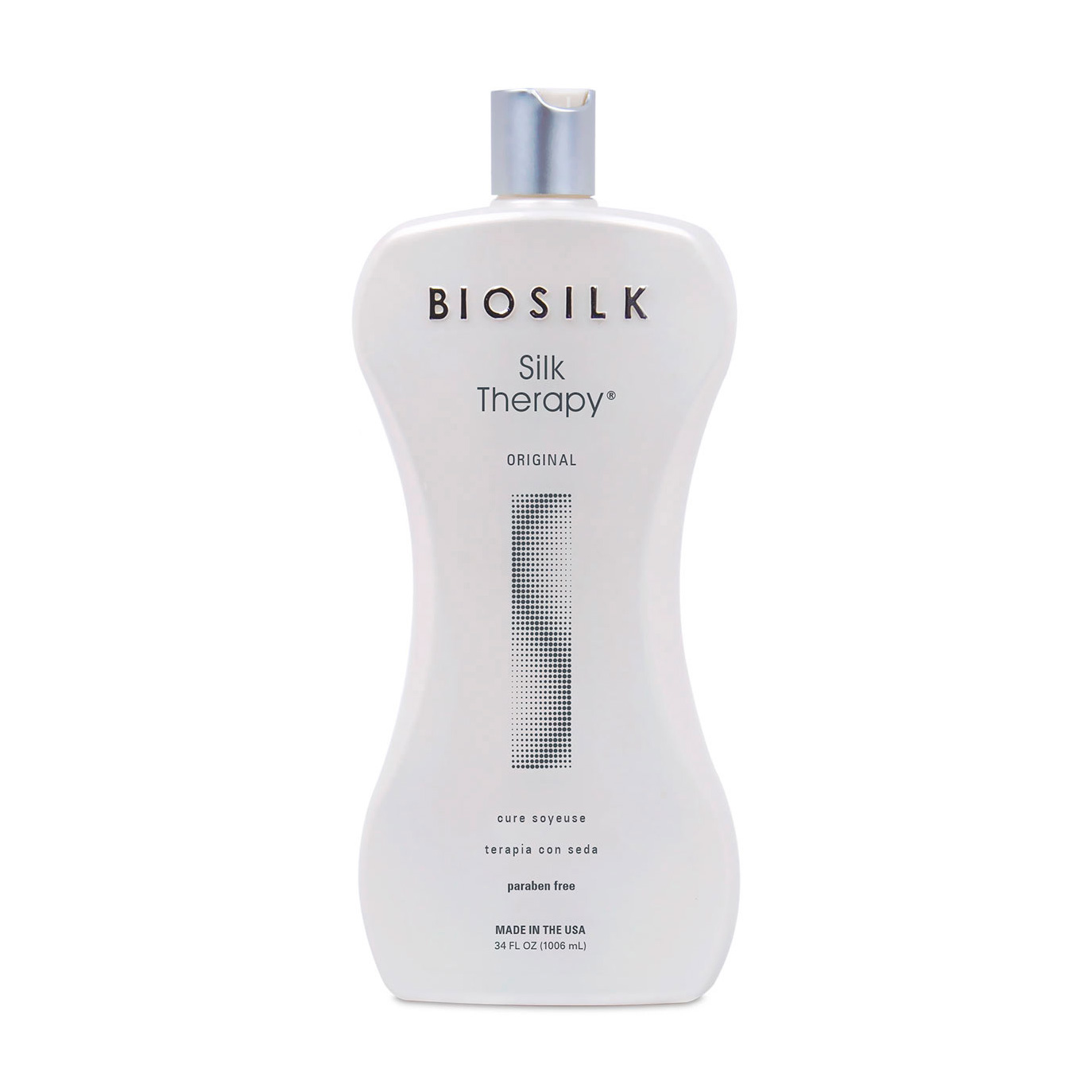Відновлювальний біошовковий догляд для волосся Biosilk Silk Therapy Original Treatment, 1.006 л
Відновлювальний біошовковий догляд для волосся Biosilk Silk Therapy Original Treatment, 1.006 л