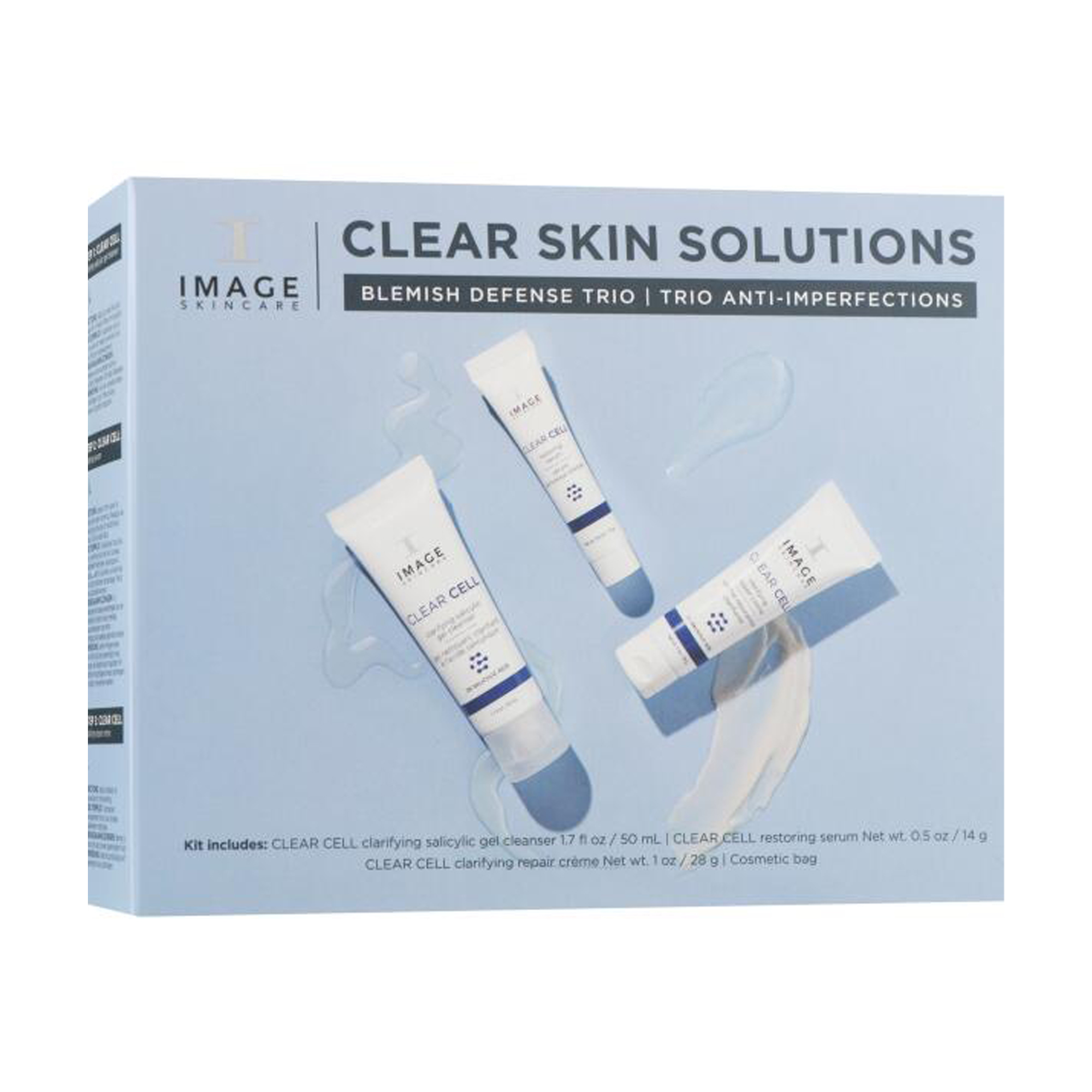 Набір для обличчя Image Skincare Clear Cell Clear Skin Solutions (гель, 50 мл + сироватка, 14 г + крем-гель, 28 г)
Набір для обличчя Image Skincare Clear Cell Clear Skin Solutions (гель, 50 мл + сироватка, 14 г + крем-гель, 28 г)