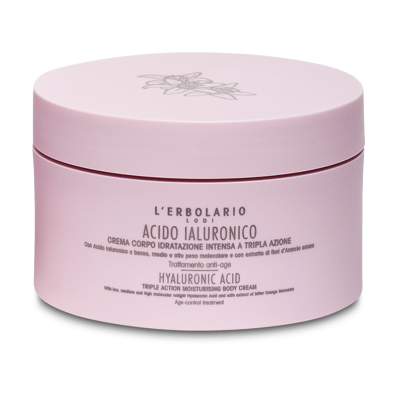 Зволожувальний крем для тіла L'Erbolario Hyaluronic Acid Triple Action Moisturising Body Cream з гіалуроновою кислотою, 200 мл
Зволожувальний крем для тіла L'Erbolario Hyaluronic Acid Triple Action Moisturising Body Cream з гіалуроновою кислотою, 200 мл