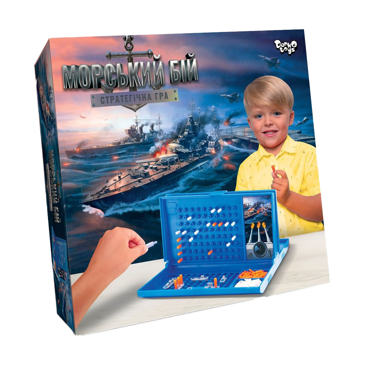 Настільна гра Danko Toys Морський бій, від 6 років (G-MB-01U)
Настільна гра Danko Toys Морський бій, від 6 років (G-MB-01U)