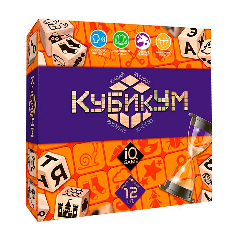 Розважальна гра Danko Toys КубикУм, від 8 років (G-KU-01U)
Розважальна гра Danko Toys КубикУм, від 8 років (G-KU-01U)