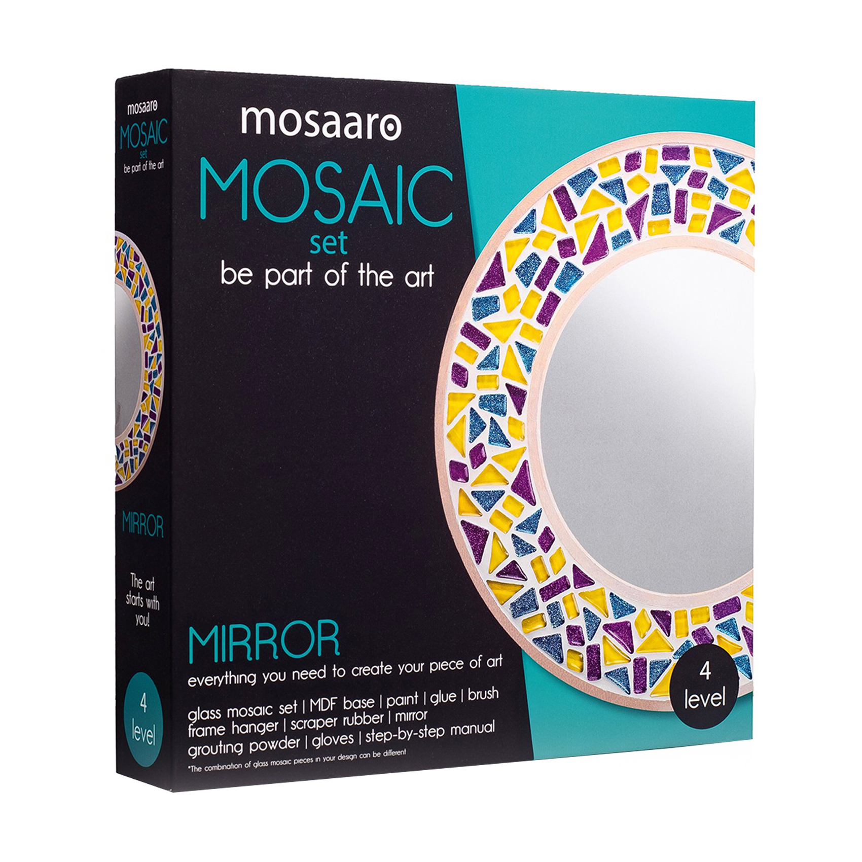 Набір для створення скляної мозаїки Mosaaro Дзеркало, 30 см (MA4004)
Набір для створення скляної мозаїки Mosaaro Дзеркало, 30 см (MA4004)