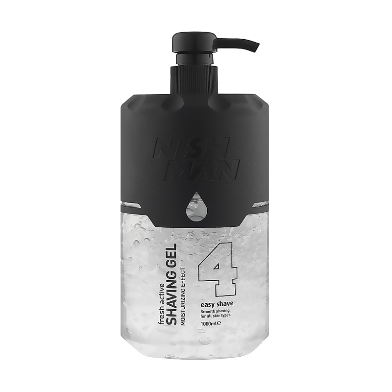 Чоловічий гель для гоління Nishman No.4 Fresh Active Easy Shave Shaving Gel, 1 л
Чоловічий гель для гоління Nishman No.4 Fresh Active Easy Shave Shaving Gel, 1 л