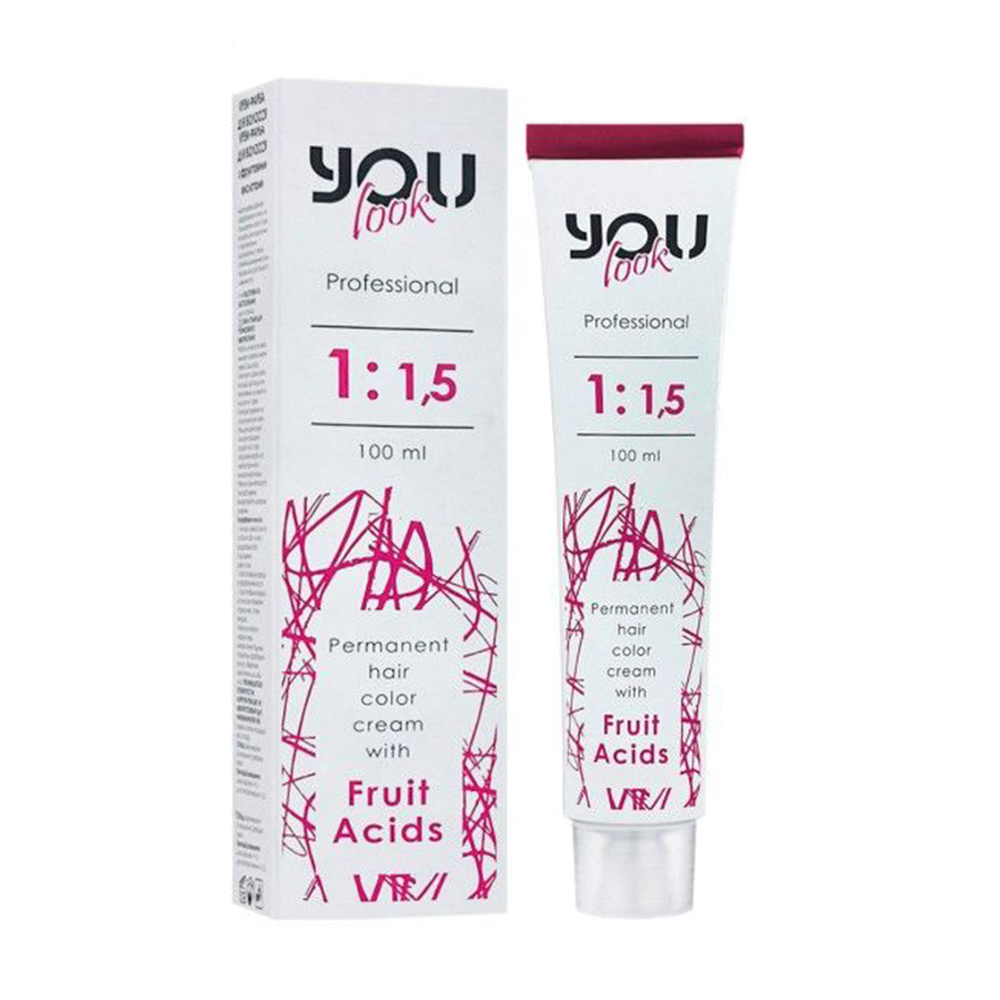 Перманентна крем-фарба для волосся You Look Professional 1:1.5, 9.8 Дуже світлий блондин бежевий, 100 мл
Перманентна крем-фарба для волосся You Look Professional 1:1.5, 9.8 Дуже світлий блондин бежевий, 100 мл