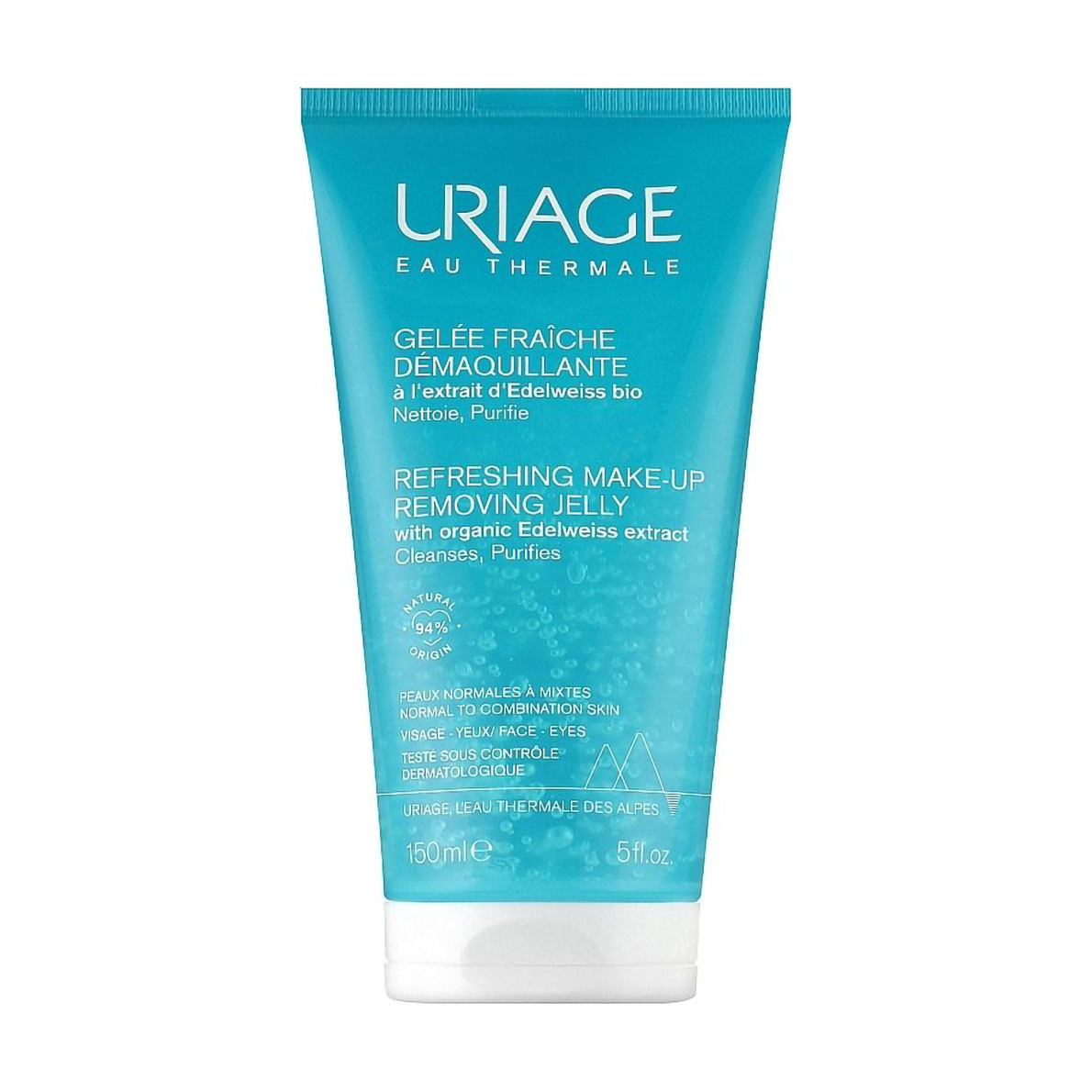 Уцінка! Очищувальне желе для зняття макіяжу Uriage Refreshing Make-Up Removing Jelly для нормальної та комбінованої шкіри, 150 мл
Уцінка! Очищувальне желе для зняття макіяжу Uriage Refreshing Make-Up Removing Jelly для нормальної та комбінованої шкіри, 150 мл