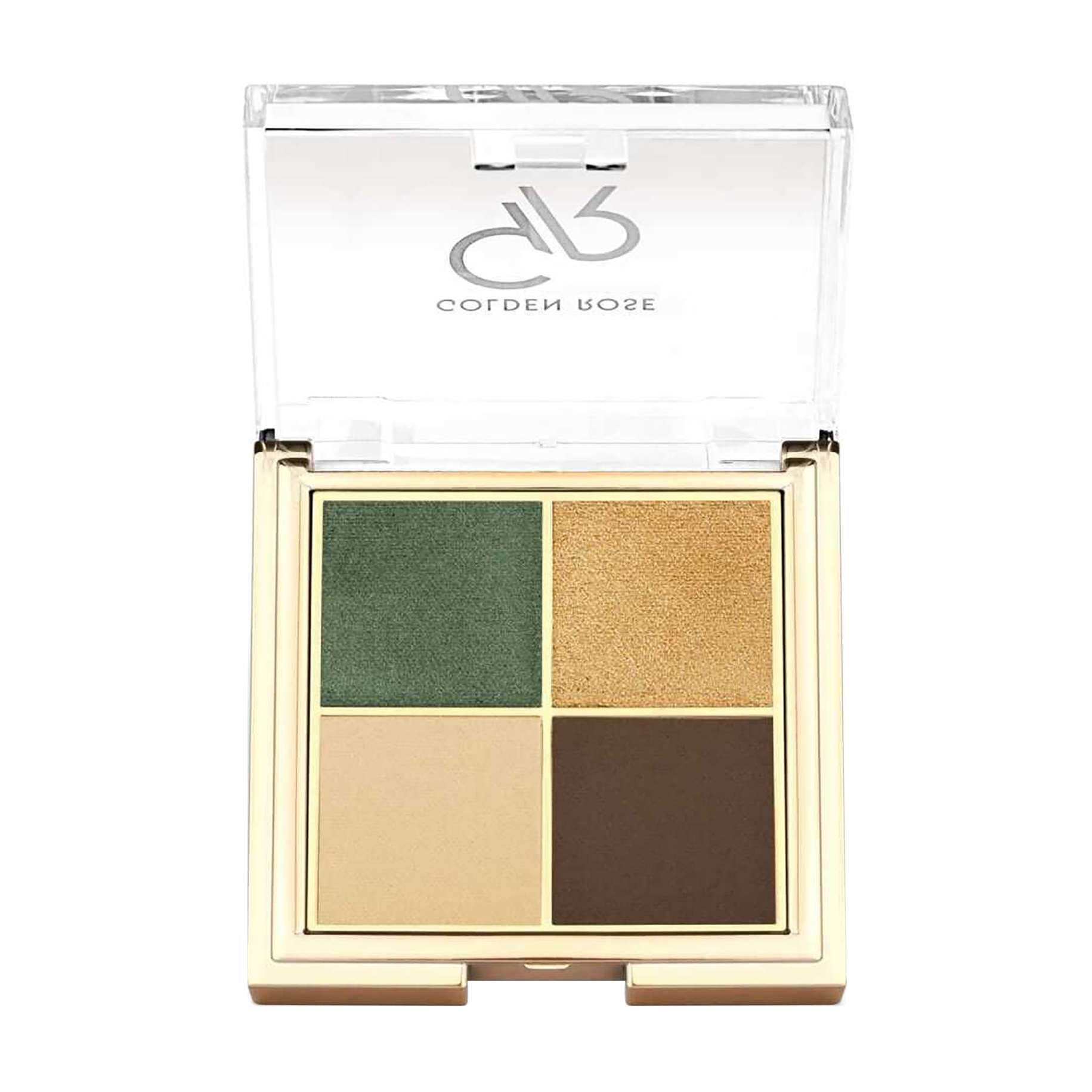 Палетка тіней для повік Golden Rose Quattro Eyeshadow Palette, 02 Royal Jungle, 4.4 г
Палетка тіней для повік Golden Rose Quattro Eyeshadow Palette, 02 Royal Jungle, 4.4 г