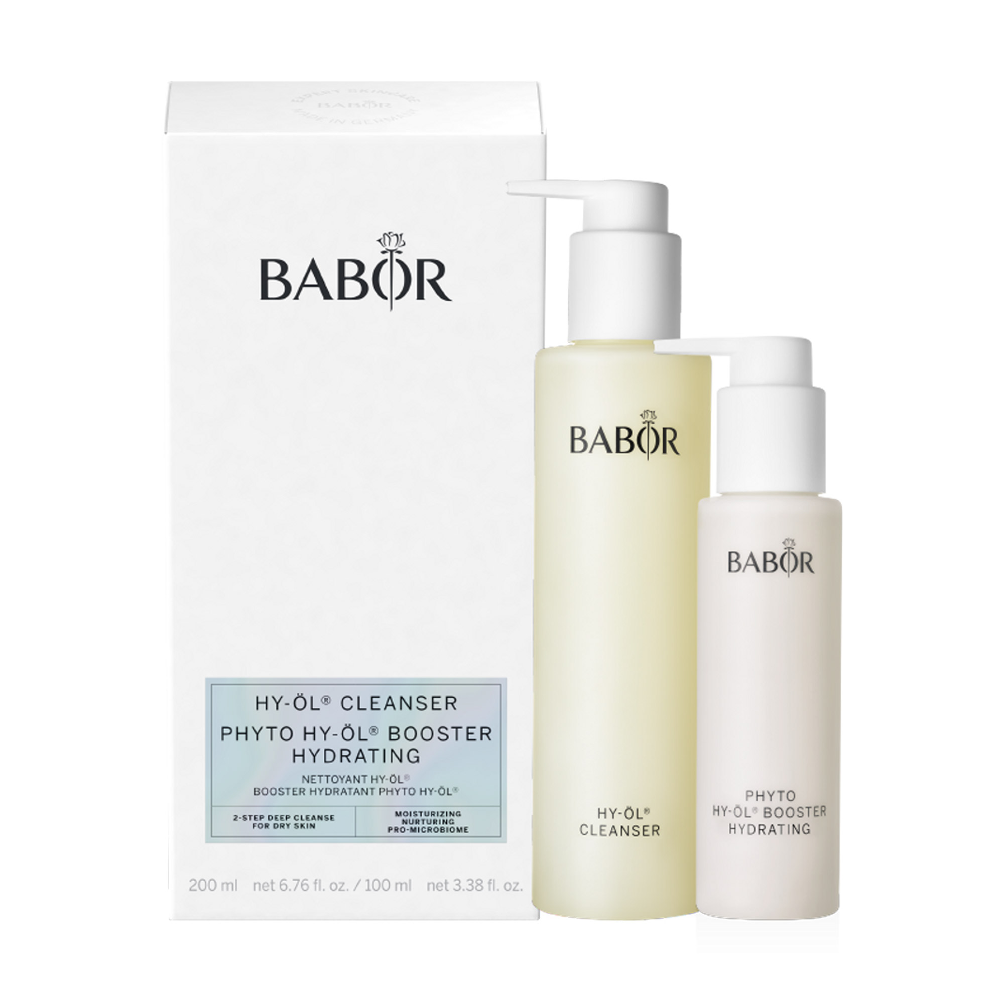 Уцінка! Набір для обличчя Babor HY-OL Cleanser & Phyto HY-OL Booster Hydrating Set (олія, 200 мл + бустер, 100 мл)
Уцінка! Набір для обличчя Babor HY-OL Cleanser & Phyto HY-OL Booster Hydrating Set (олія, 200 мл + бустер, 100 мл)