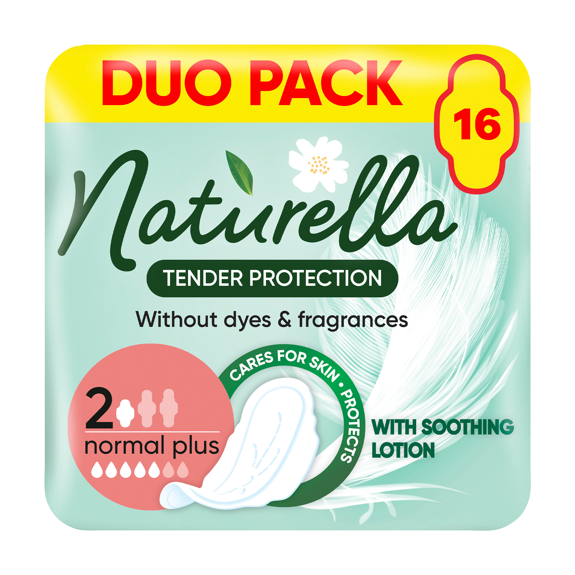 Гігієнічні прокладки NATURELLA Ніжний Захист Normal Plus розмір 2, 16 шт
Гігієнічні прокладки NATURELLA Ніжний Захист Normal Plus розмір 2, 16 шт