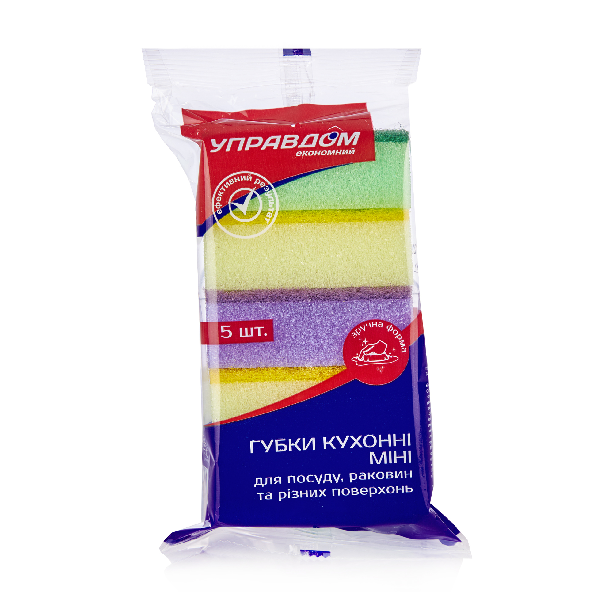 Губки кухонні Управдом Міні, 5 шт
Губки кухонні Управдом Міні, 5 шт