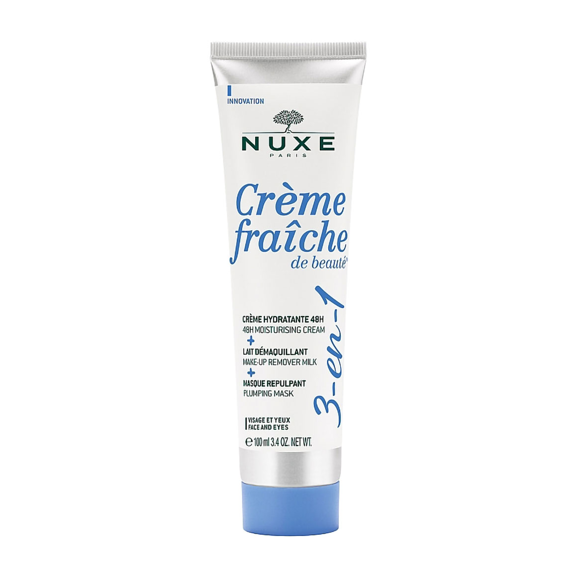 Крем для обличчя 3 в 1 Nuxe Fraiche De Beaute Plumping Mask Face And Eyes, 100 мл
Крем для обличчя 3 в 1 Nuxe Fraiche De Beaute Plumping Mask Face And Eyes, 100 мл