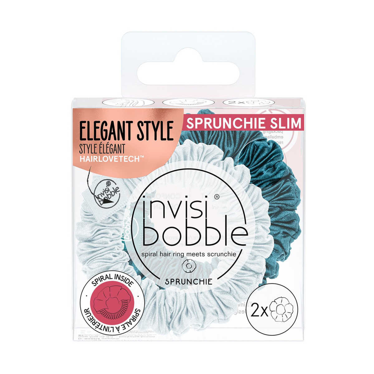 Резинка-браслет для волосся Invisibobble Sprunchie Slim Cool As Ice, 2 шт
Резинка-браслет для волосся Invisibobble Sprunchie Slim Cool As Ice, 2 шт