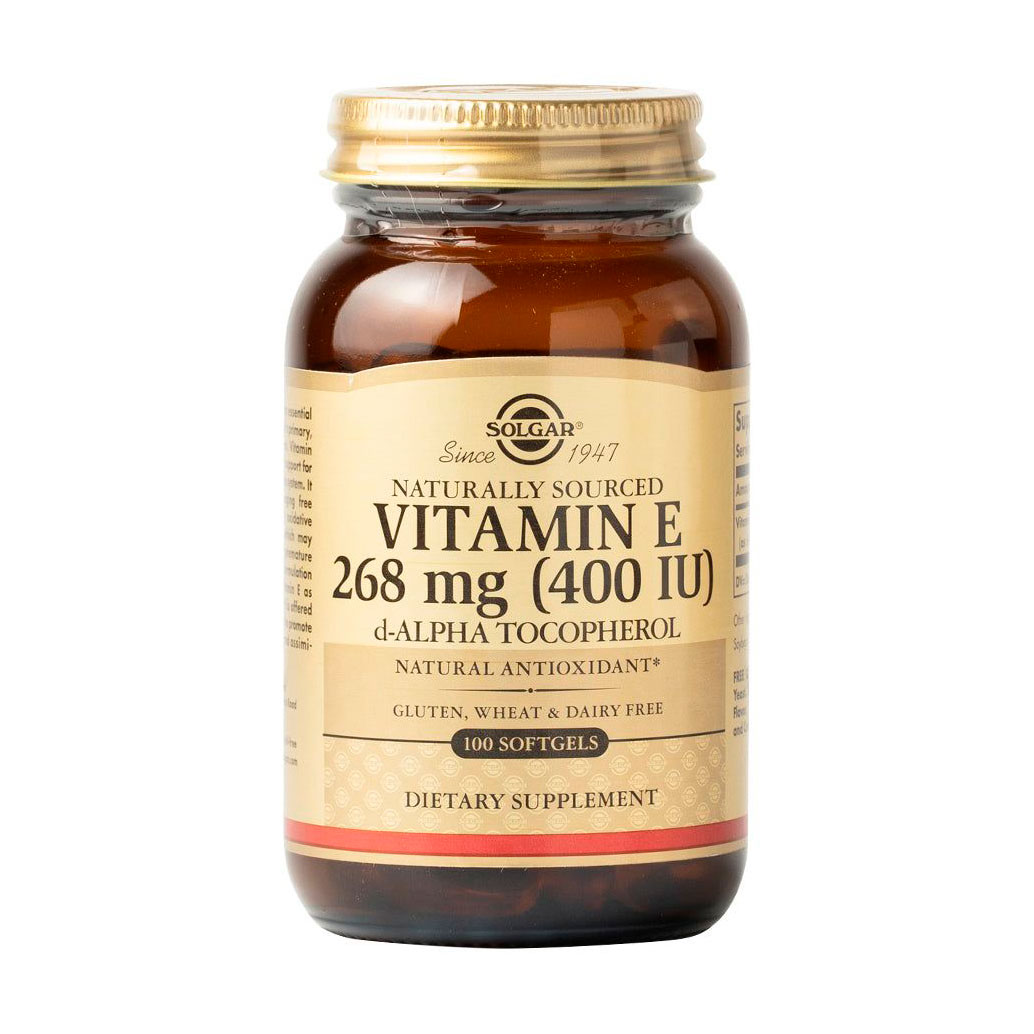 Bітaмін E Solgar Vitamin E 268 мг, 100 капсул
Bітaмін E Solgar Vitamin E 268 мг, 100 капсул