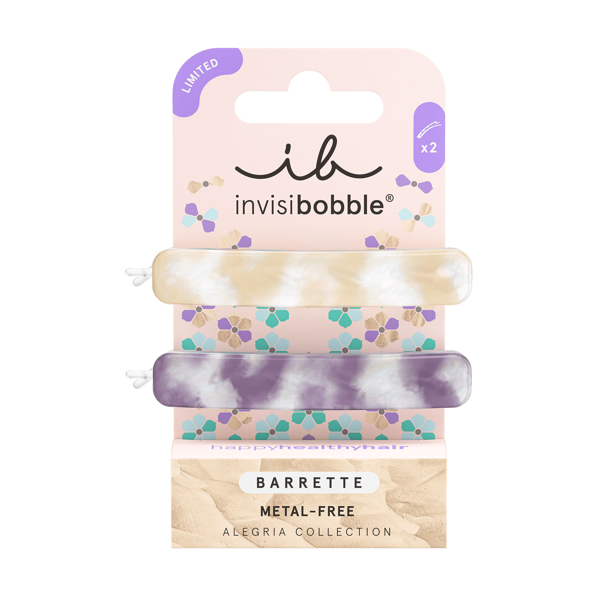 Заколка для волосся Invisibobble Barrette Alegria Collection Turn On Your Healers, 2 шт
Заколка для волосся Invisibobble Barrette Alegria Collection Turn On Your Healers, 2 шт