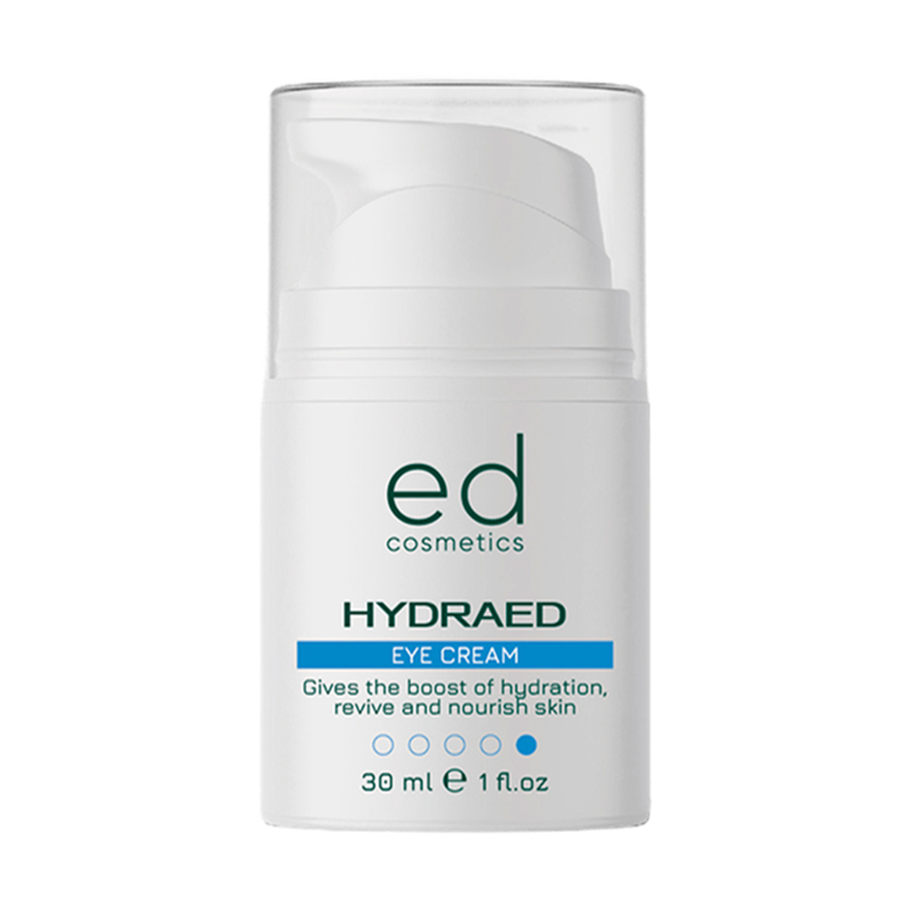 Зволожувальний крем для шкіри навколо очей Ed Cosmetics Hydration Eye Cream, 30 мл
Зволожувальний крем для шкіри навколо очей Ed Cosmetics Hydration Eye Cream, 30 мл