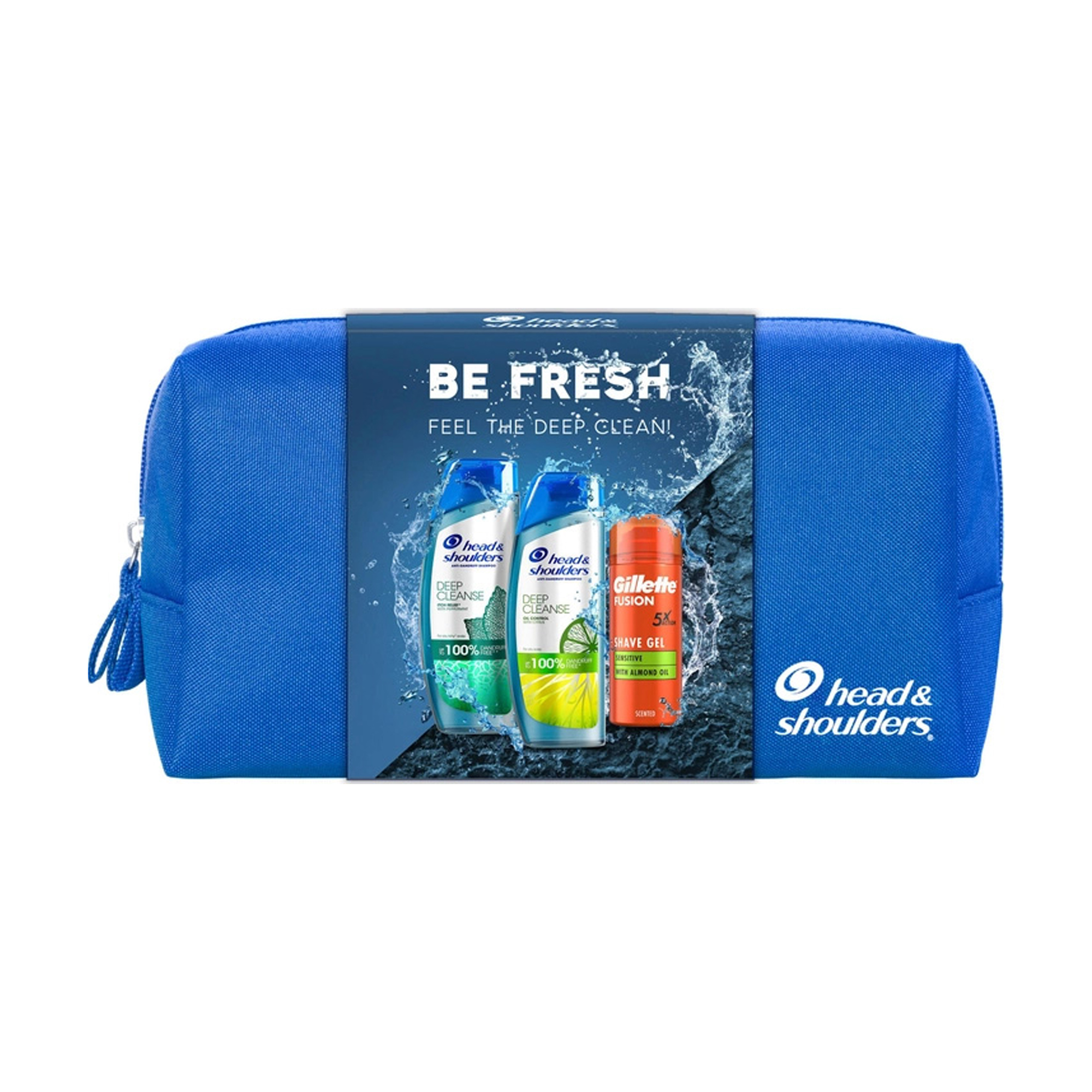 Подарунковий набір для чоловіків Head & Shoulders (шампунь, 2*300 мл + гель для гоління Gillete Fusion, 75 мл + косметичка)
Подарунковий набір для чоловіків Head & Shoulders (шампунь, 2*300 мл + гель для гоління Gillete Fusion, 75 мл + косметичка)