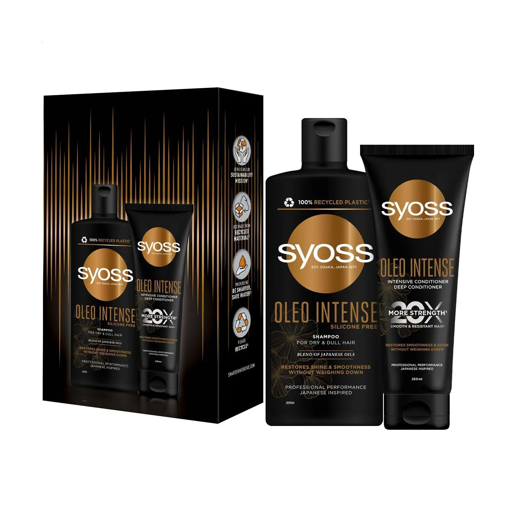 Уцінка! Подарунковий набір SYOSS Oleo (шампунь SYOSS Oleo Intense, 440 мл + інтенсивний кондиціонер SYOSS Oleo Intense, 250 мл)
Уцінка! Подарунковий набір SYOSS Oleo (шампунь SYOSS Oleo Intense, 440 мл + інтенсивний кондиціонер SYOSS Oleo Intense, 250 мл)