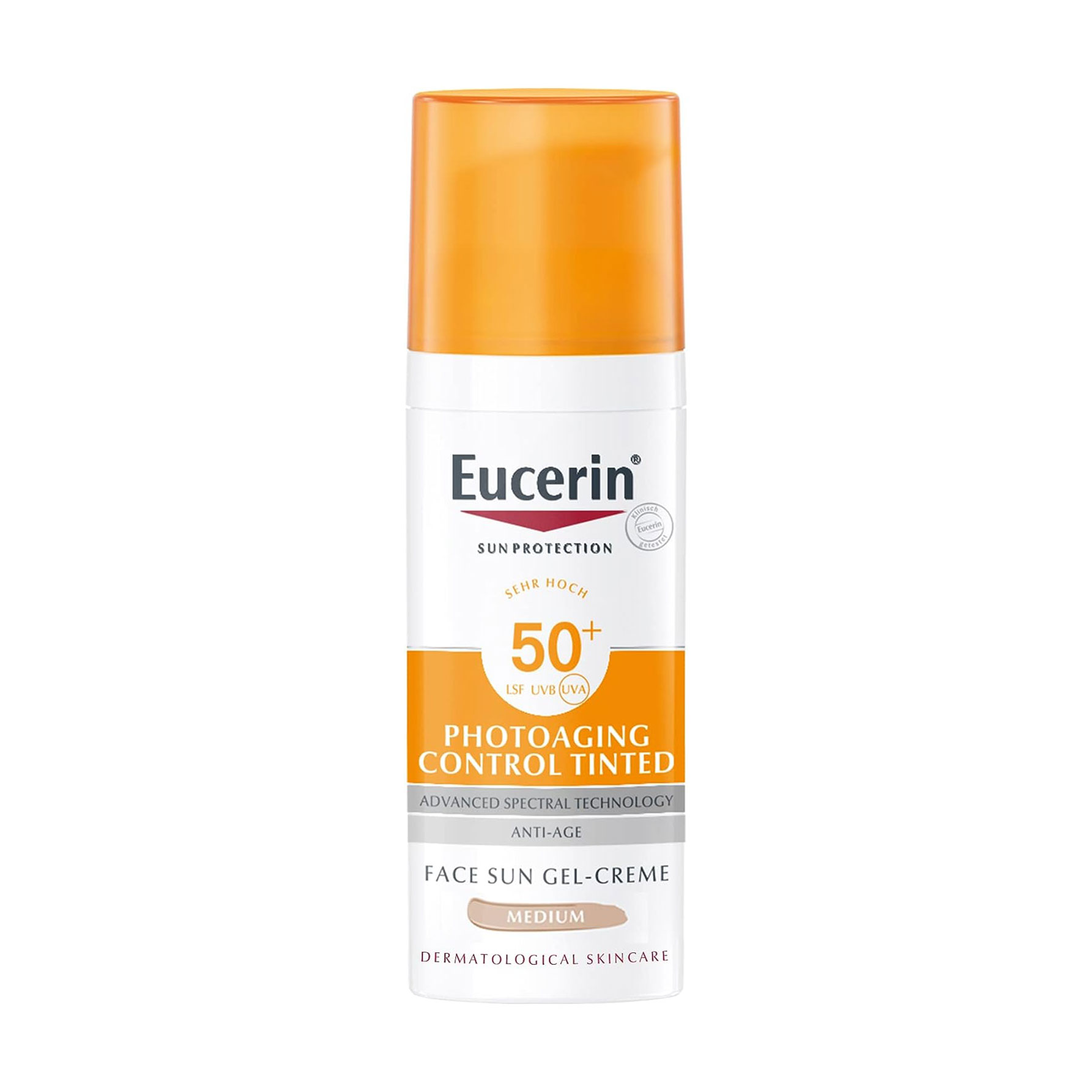 Сонцезахисний СС-крем для обличчя Eucerin Sun Photoaging Control CC Cream Medium SPF 50+, 50 мл
Сонцезахисний СС-крем для обличчя Eucerin Sun Photoaging Control CC Cream Medium SPF 50+, 50 мл