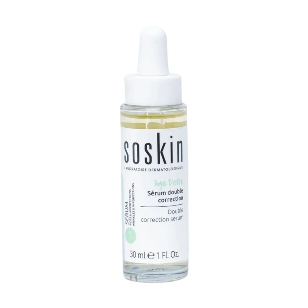 Уцінка! Сироватка для обличчя Soskin Dual Correction Serum Age Detox, 30 мл
Уцінка! Сироватка для обличчя Soskin Dual Correction Serum Age Detox, 30 мл