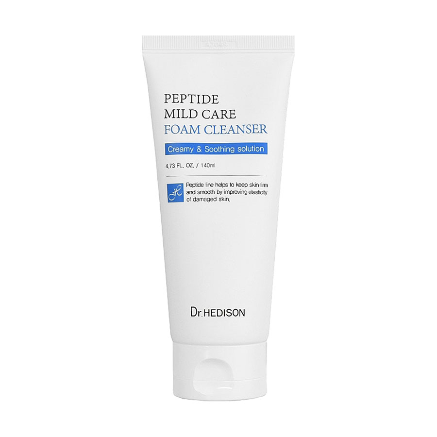 М'яка очищувальна пінка для вмивання Dr.Hedison Peptide Mild Care Foam Cleanser з пептидами, 140 мл
М'яка очищувальна пінка для вмивання Dr.Hedison Peptide Mild Care Foam Cleanser з пептидами, 140 мл