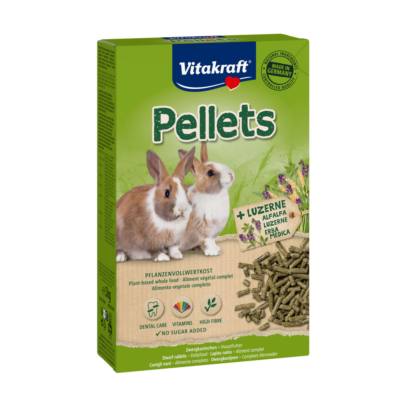 Корм для кроликів Vitakraft Pellets, 1 кг
Корм для кроликів Vitakraft Pellets, 1 кг