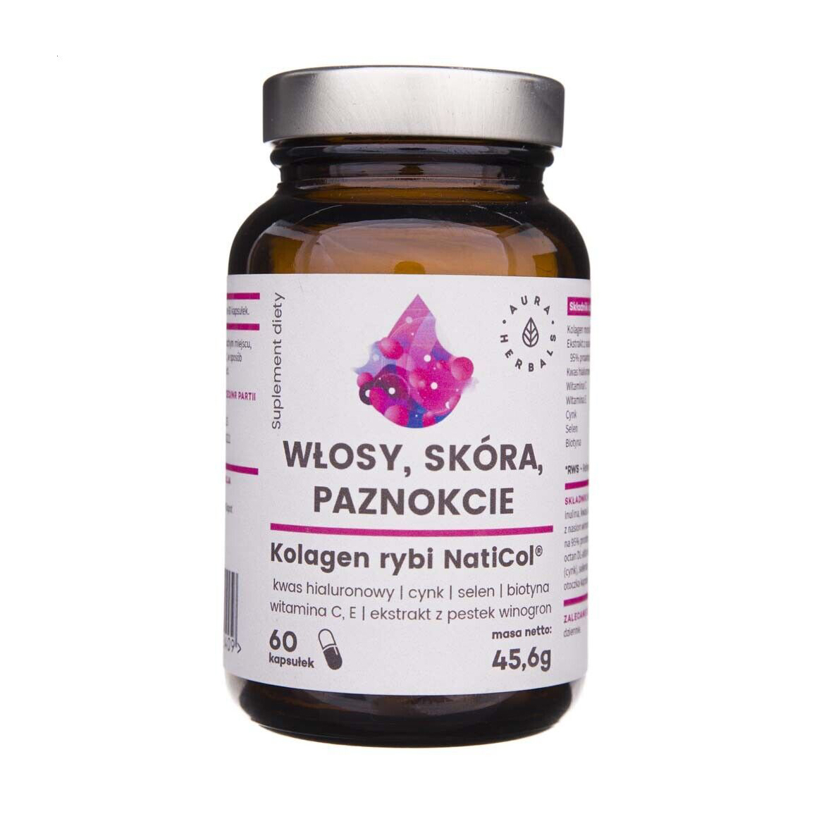 Колаген Aura Herbals Collagen Fish Naticol 400 мг, 60 капсул
Колаген Aura Herbals Collagen Fish Naticol 400 мг, 60 капсул