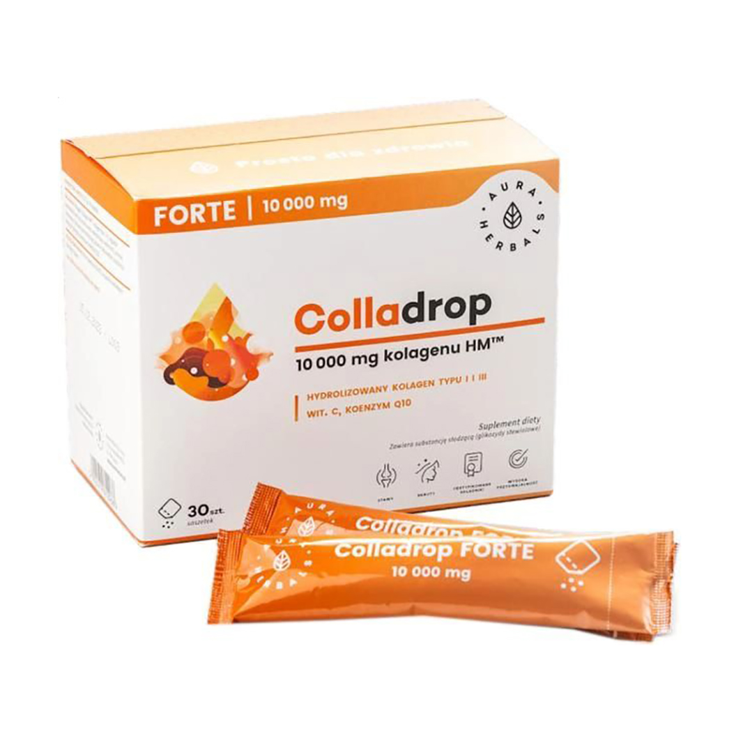 Уцінка! Колаген Aura Herbals Colladrop Forte 10000 мг, в порошку, 30 шт
Уцінка! Колаген Aura Herbals Colladrop Forte 10000 мг, в порошку, 30 шт