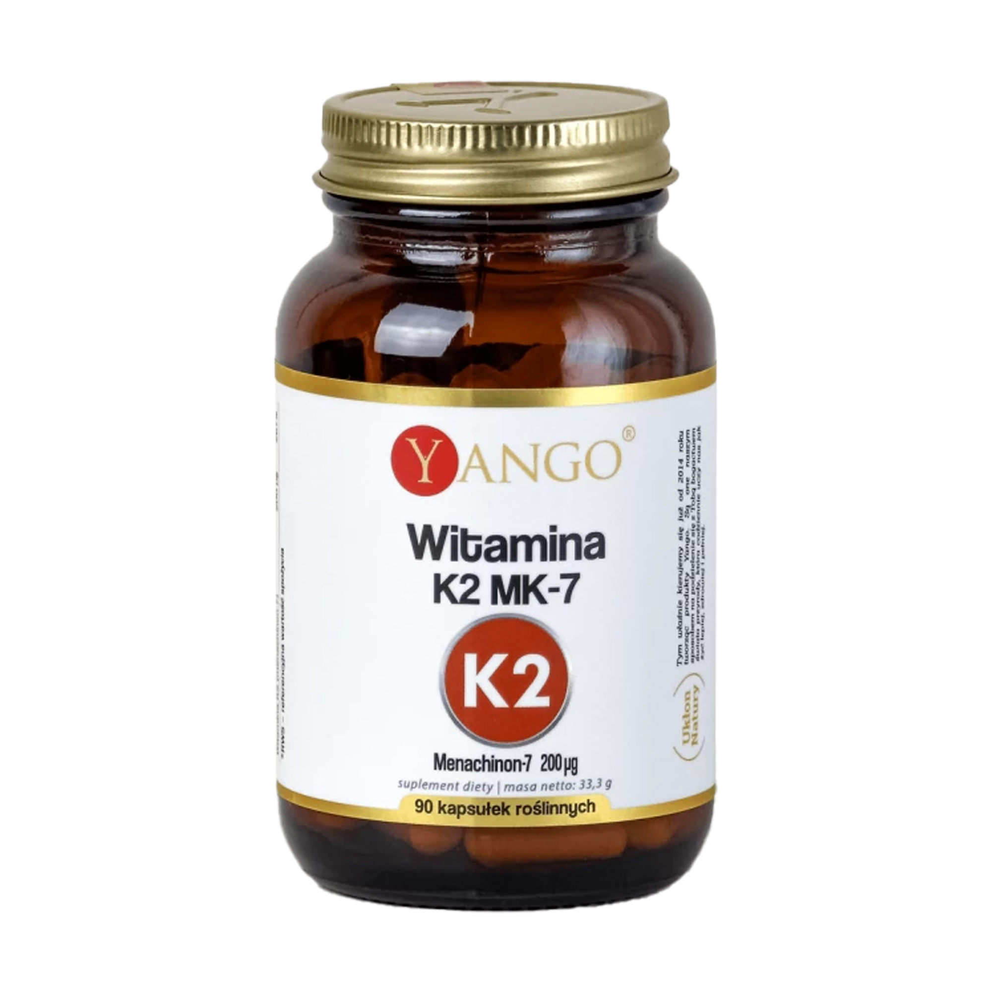 Уцінка! Вітамін K2-MK-7 Yango Vitamin K2-MK-7, 200 мкг, 90 капсул
Уцінка! Вітамін K2-MK-7 Yango Vitamin K2-MK-7, 200 мкг, 90 капсул
