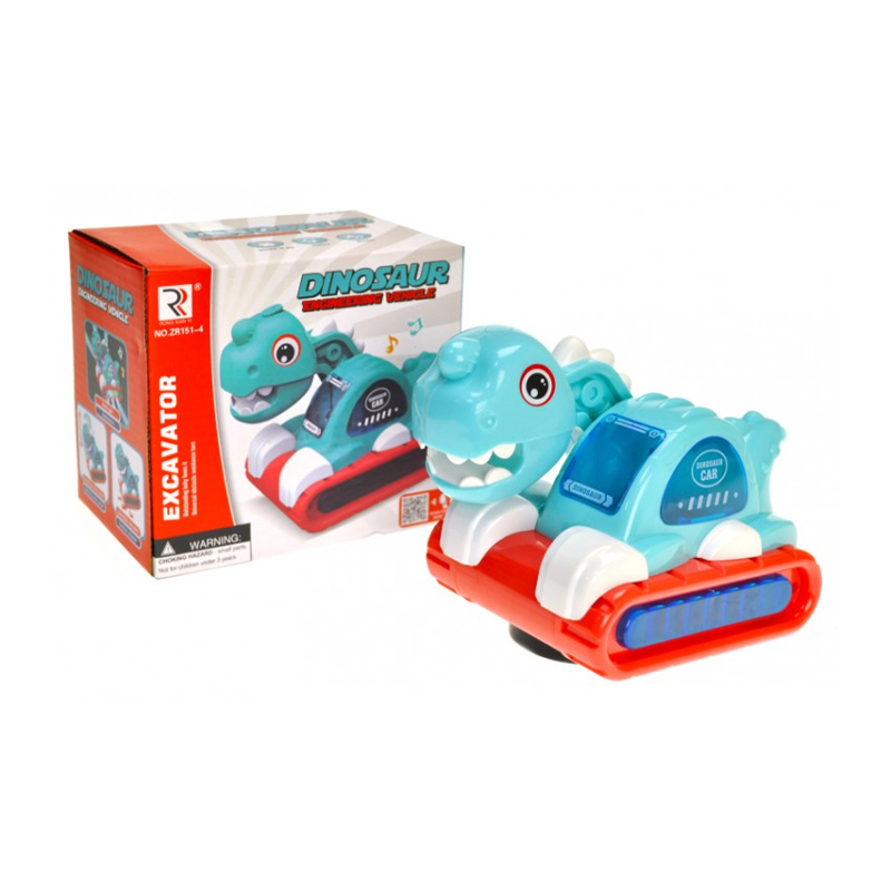 Дитяча іграшка YG Toys Динозаврик музичний, зі світлом, на батарейках, в коробці, від 3 років (ZR151-4)
Дитяча іграшка YG Toys Динозаврик музичний, зі світлом, на батарейках, в коробці, від 3 років (ZR151-4)