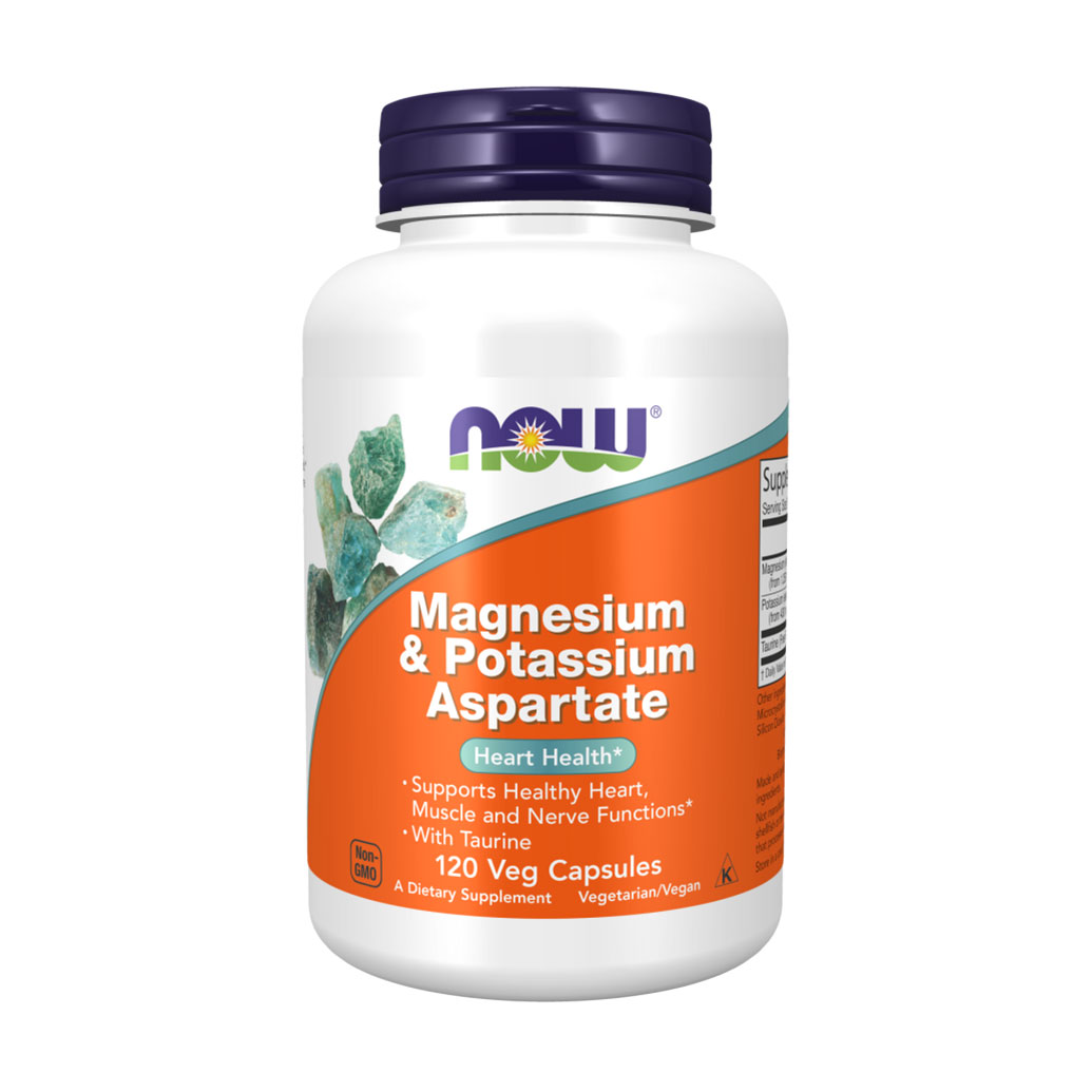Магній та калій аспартат NOW Foods Magnesium & Potassium Aspartate, 120 веганських капсул
Магній та калій аспартат NOW Foods Magnesium & Potassium Aspartate, 120 веганських капсул