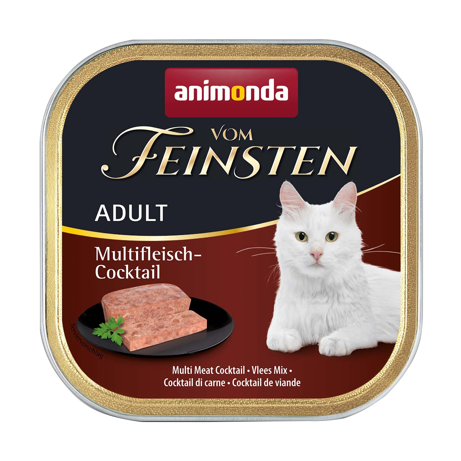 Вологий корм для кішок Animonda Vom Feinsten Adult Паштет з мультим'ясним коктейлем, 100 г
Вологий корм для кішок Animonda Vom Feinsten Adult Паштет з мультим'ясним коктейлем, 100 г