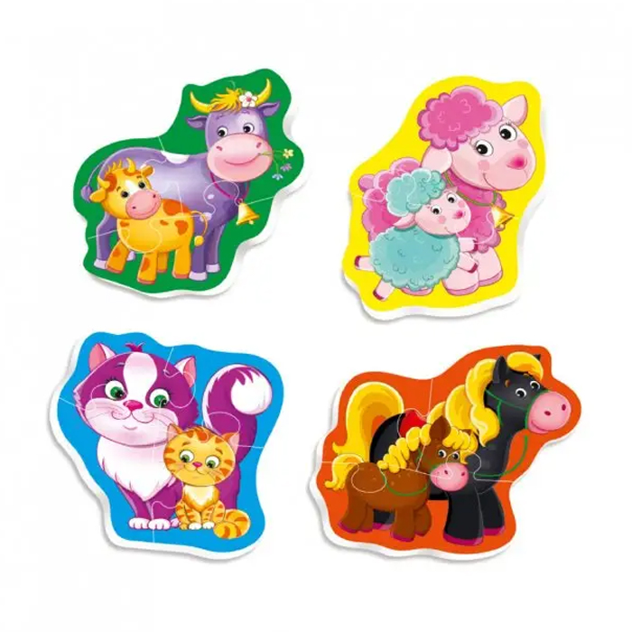 Бебі-пазли Vladi Toys Мама та малюк, 4 пазлові картинки, від 1 року (VT1106-97)
Бебі-пазли Vladi Toys Мама та малюк, 4 пазлові картинки, від 1 року (VT1106-97)