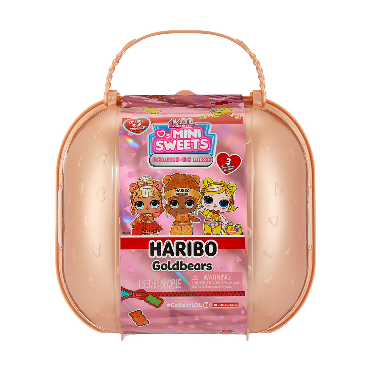 Дитячий ігровий набір L.O.L. Surprise! Loves Mini Sweets Haribo Goldbears з лялькою, від 3 років, 27 шт (119906)
Дитячий ігровий набір L.O.L. Surprise! Loves Mini Sweets Haribo Goldbears з лялькою, від 3 років, 27 шт (119906)