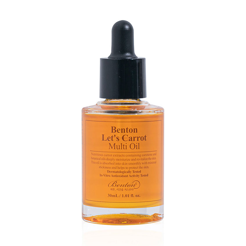 Уцінка! Мультифункціональна сироватка для обличчя Benton Let's Carrot Multi Oil з олією моркви, 30 мл
Уцінка! Мультифункціональна сироватка для обличчя Benton Let's Carrot Multi Oil з олією моркви, 30 мл