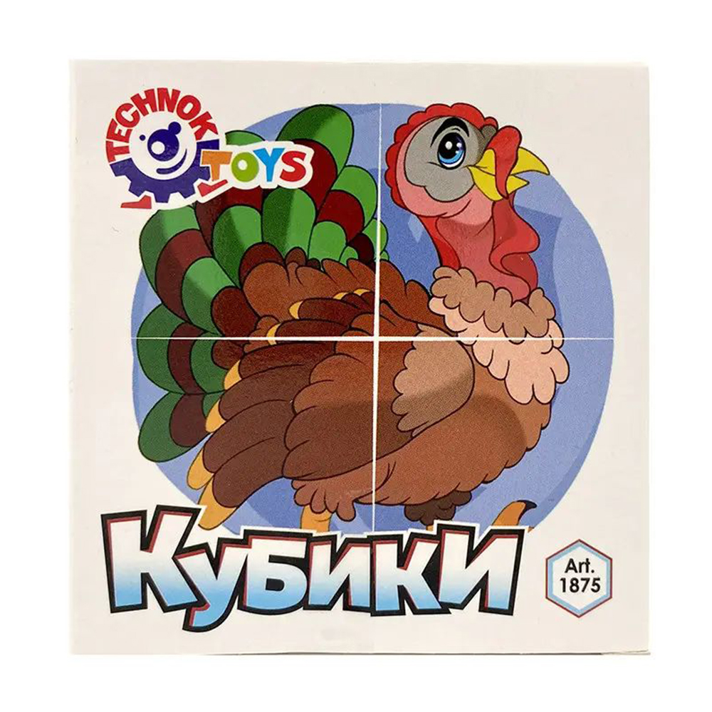 Кубики TechnoK Птахи, 4 елемента, від 1 року (1875)
Кубики TechnoK Птахи, 4 елемента, від 1 року (1875)