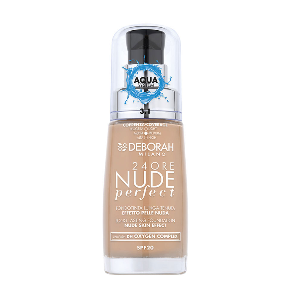 Тональна основа для обличчя Deborah 24Ore Nude Perfect Foundation SPF 20, 3.1 Light Gold, 30 мл
Тональна основа для обличчя Deborah 24Ore Nude Perfect Foundation SPF 20, 3.1 Light Gold, 30 мл