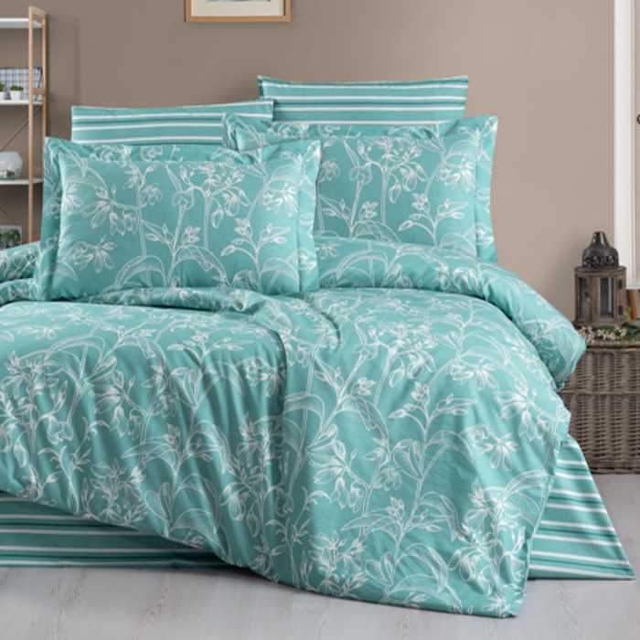 Комплект постільної білизни Soho Charming Turquoise, 150*200 см (простирадло, 160*240 см + підковдра, 150*200 см + наволочка, 50*70 см) (6891069)
Комплект постільної білизни Soho Charming Turquoise, 150*200 см (простирадло, 160*240 см + підковдра, 150*200 см + наволочка, 50*70 см) (6891069)