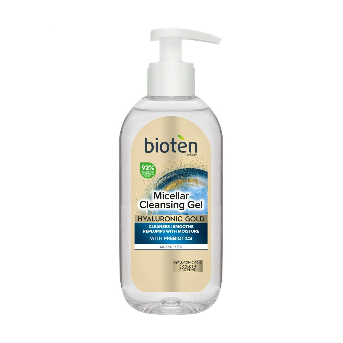 Очищувальний міцелярний гель для обличчя Bioten Hyaluronic Gold Micellar Cleansing Gel, 200 мл
Очищувальний міцелярний гель для обличчя Bioten Hyaluronic Gold Micellar Cleansing Gel, 200 мл