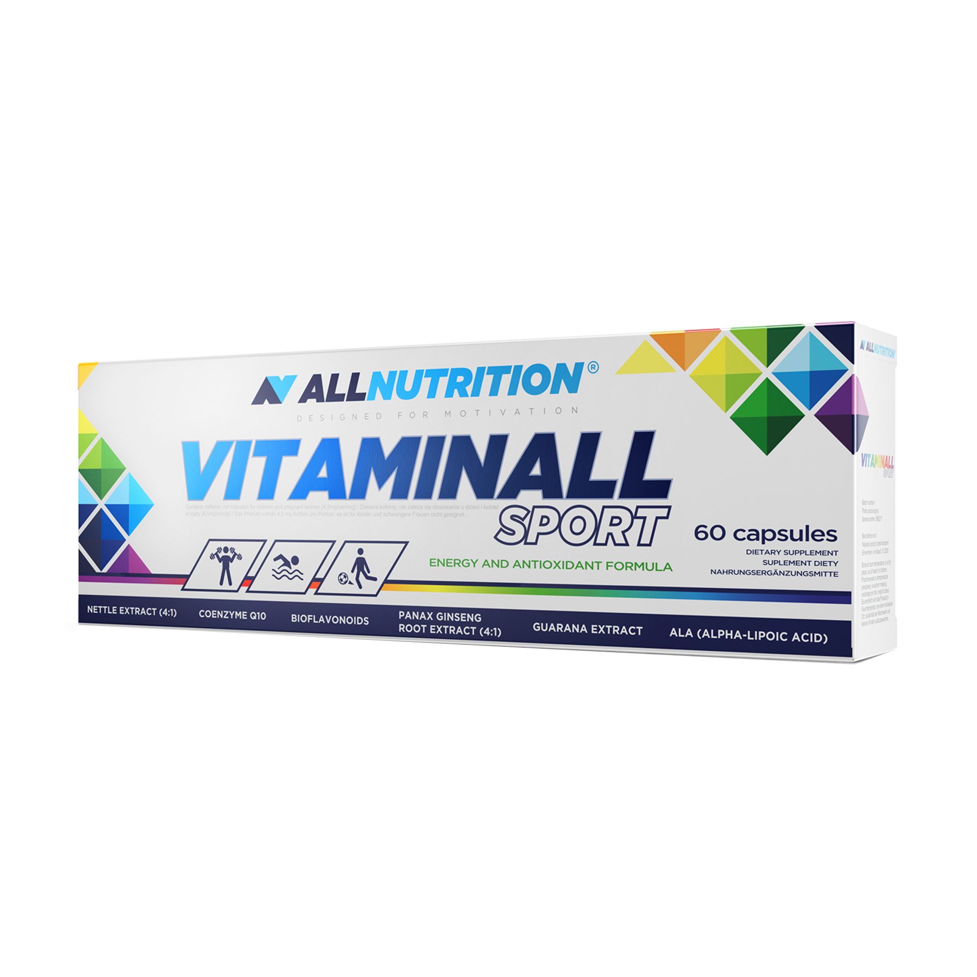 Вітамінно-мінеральний комплекс AllNutrition Sport VitaminAll, 60 капсул
Вітамінно-мінеральний комплекс AllNutrition Sport VitaminAll, 60 капсул