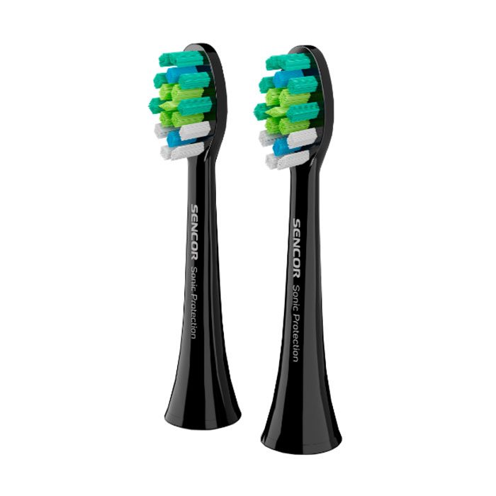 Змінні насадки для електричної зубної щітки Sencor Toothbrush Heads SOX 102 чорні, 2 шт
Змінні насадки для електричної зубної щітки Sencor Toothbrush Heads SOX 102 чорні, 2 шт