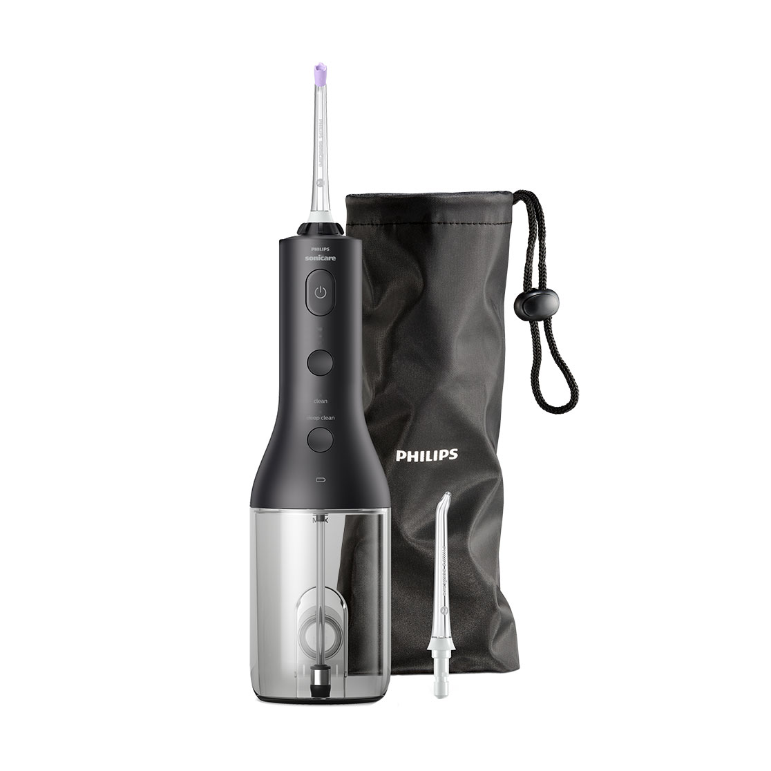 Іригатор Philips Sonicare Cordless Power Flosser HX3826/33 чорний, 1 шт
Іригатор Philips Sonicare Cordless Power Flosser HX3826/33 чорний, 1 шт