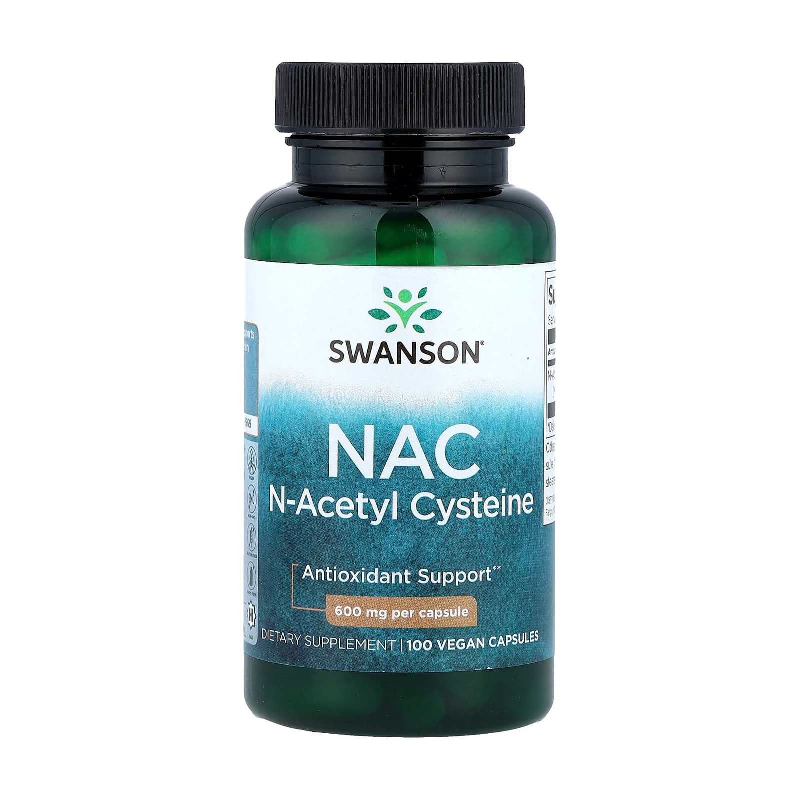 N-Ацетил-L-Цистеїн Swanson NAC N-Acetyl Cysteine 600 мг, 100 капсул
N-Ацетил-L-Цистеїн Swanson NAC N-Acetyl Cysteine 600 мг, 100 капсул