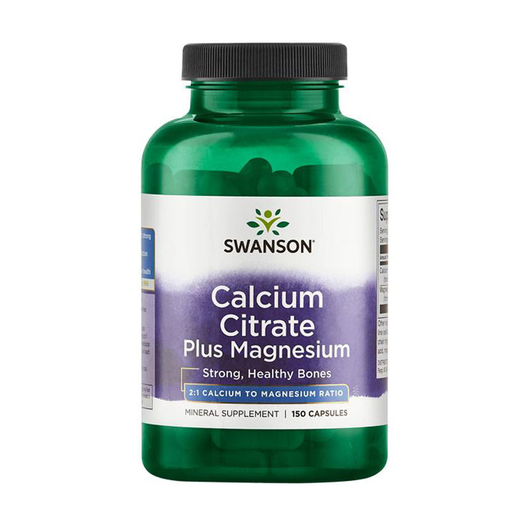 Цитрат кальцію + магній Swanson Calcium Citrate Plus Magnesium, 150 капсул
Цитрат кальцію + магній Swanson Calcium Citrate Plus Magnesium, 150 капсул