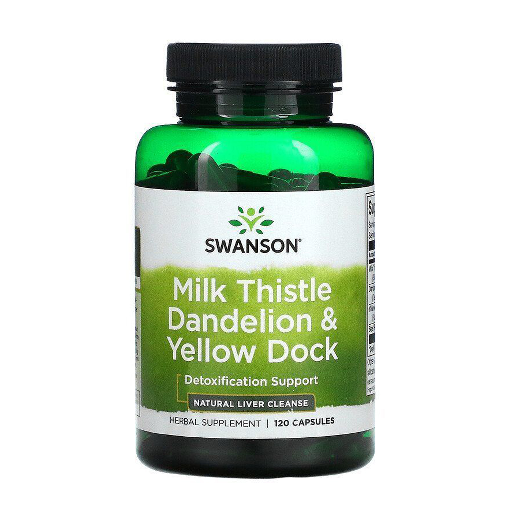 Розторопша, кульбаба та жовта ряска Swanson Milk Thistle Dandelion & Yellow Dock, 120 капсул
Розторопша, кульбаба та жовта ряска Swanson Milk Thistle Dandelion & Yellow Dock, 120 капсул