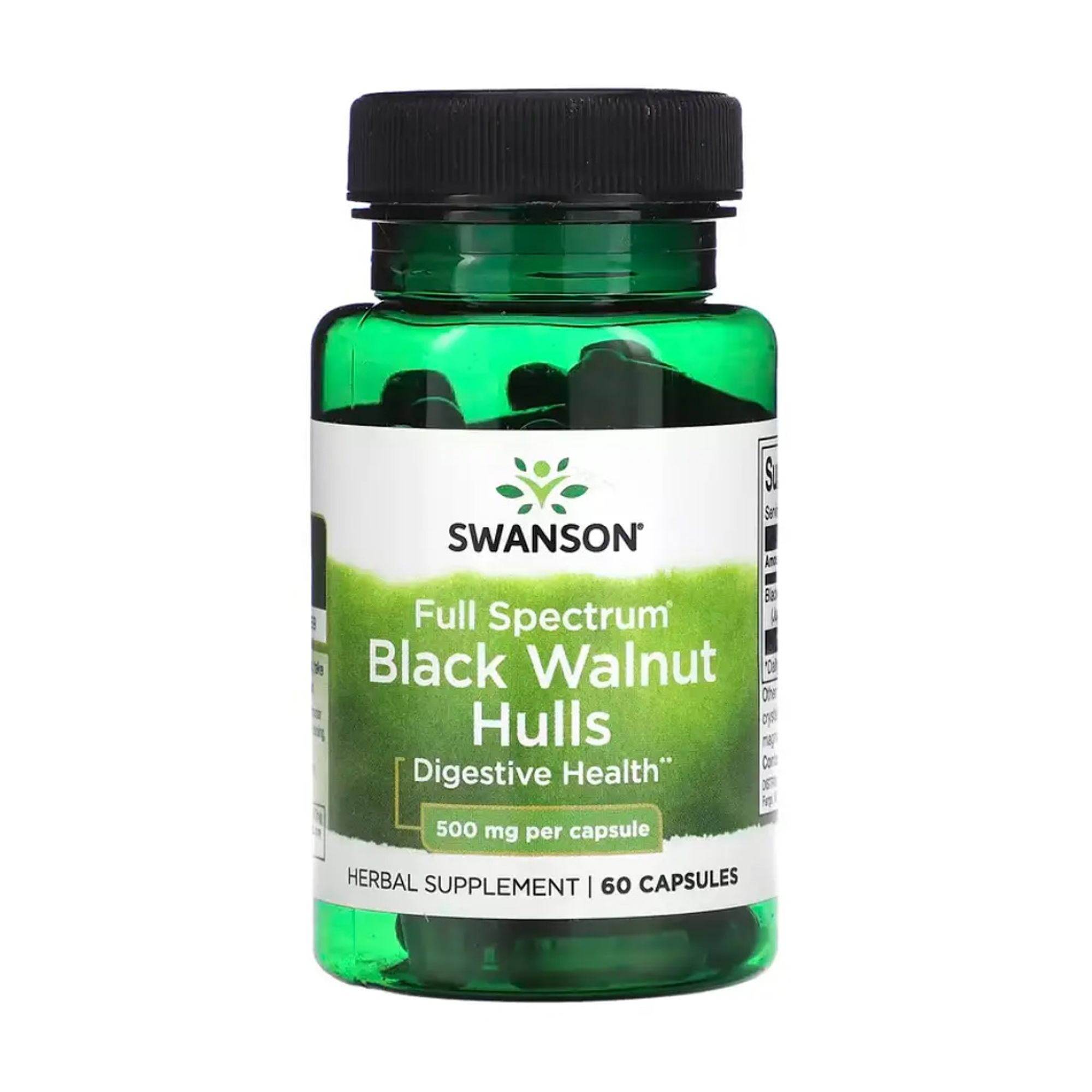 Чорний горіх Swanson Full Spectrum Black Walnut Hulls 500 мг, 60 капсул
Чорний горіх Swanson Full Spectrum Black Walnut Hulls 500 мг, 60 капсул