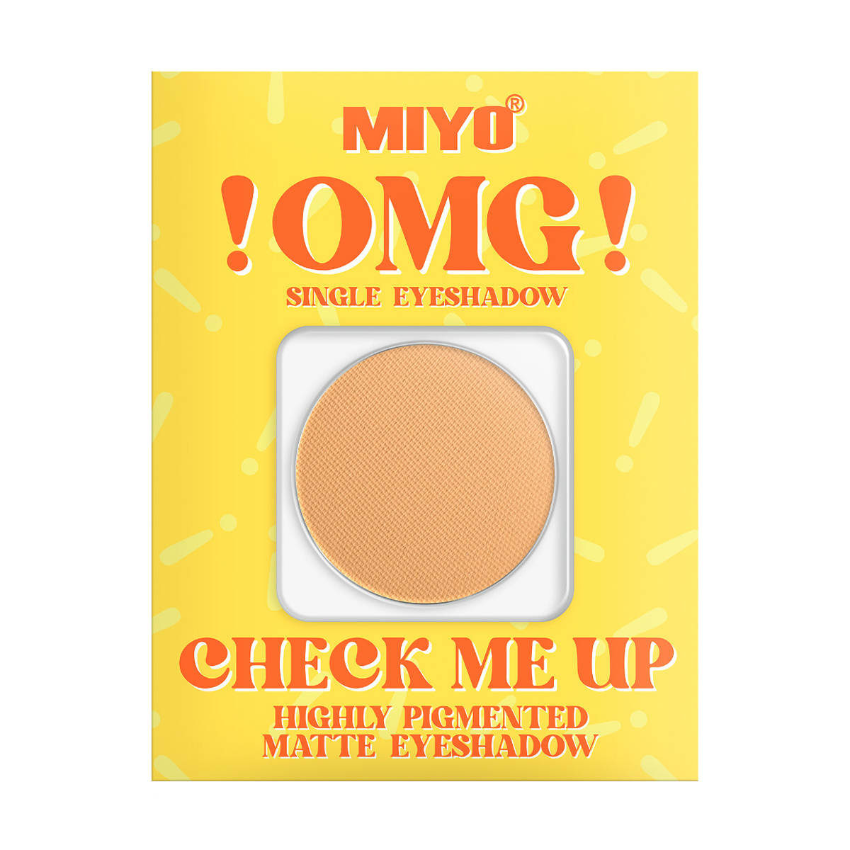Уцінка! Матові тіні для повік Miyo !OMG! Check Me Up Matte Eyeshadow 13 Cinnamon, 1.3 г
Уцінка! Матові тіні для повік Miyo !OMG! Check Me Up Matte Eyeshadow 13 Cinnamon, 1.3 г